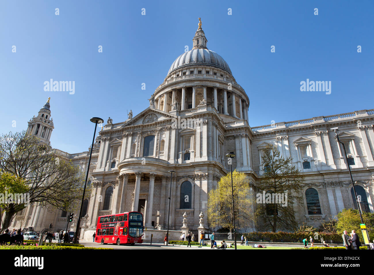 La Cathédrale St Paul à Londres. Banque D'Images