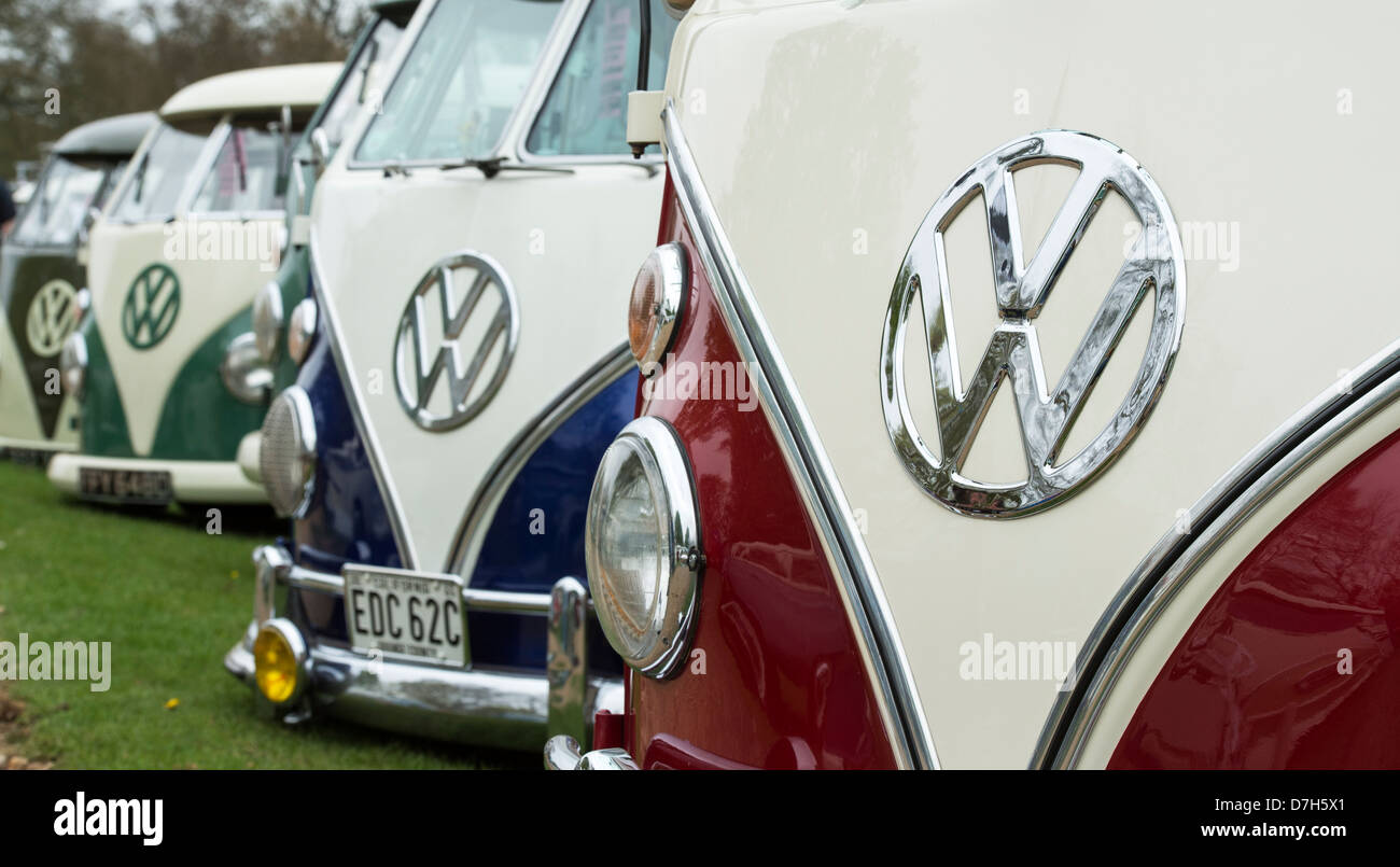 Écran partagé VW Volkswagen camping-cars Banque D'Images