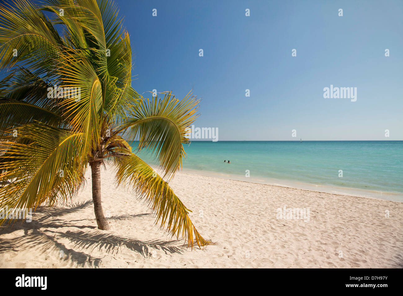 Plage Playa Ancon près de Trinidad, Cuba, Caraïbes Banque D'Images