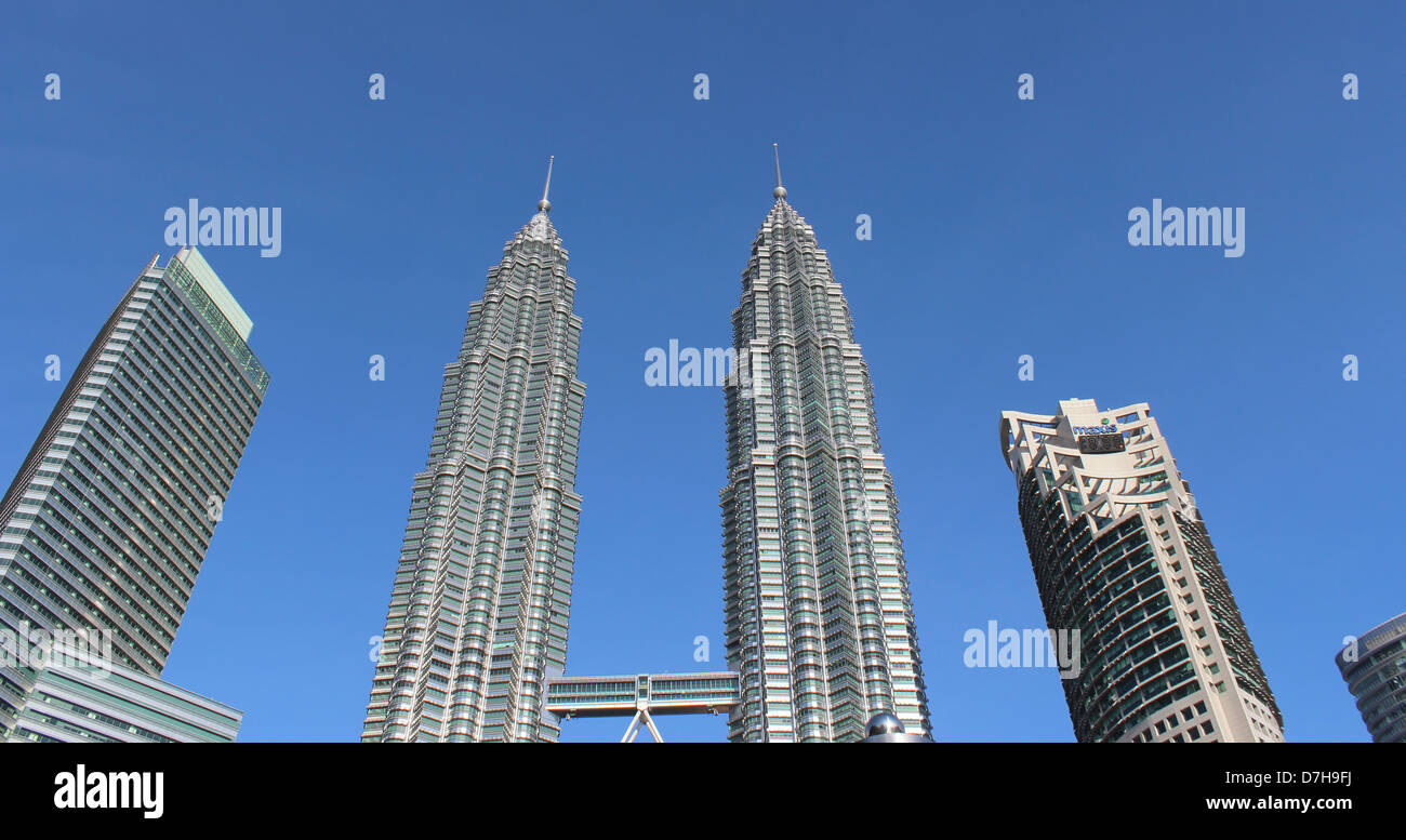 Twins Tower, Kuala Lumper, Malaisie Banque D'Images
