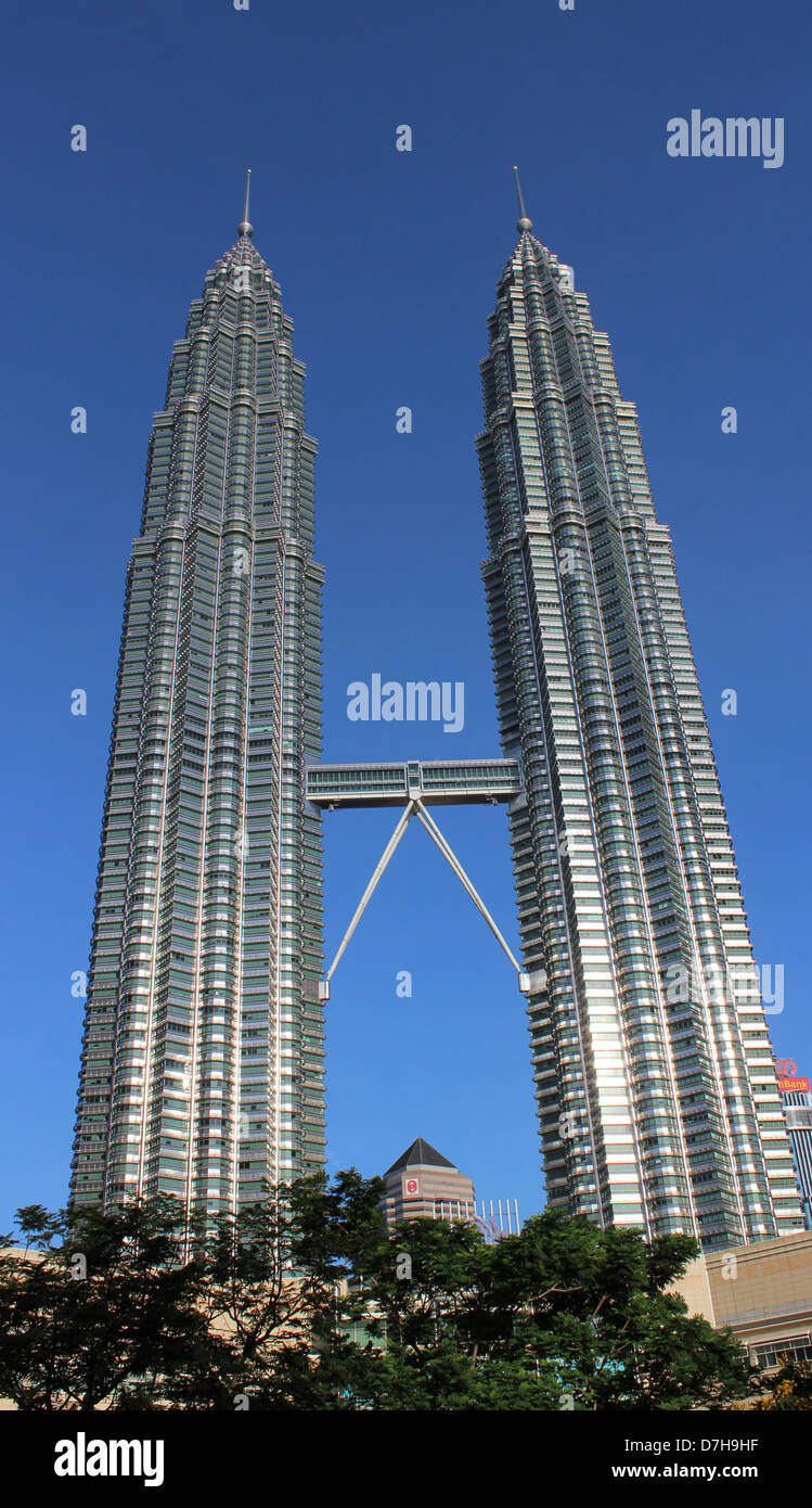 Twins Tower, Kuala Lumper, Malaisie Banque D'Images