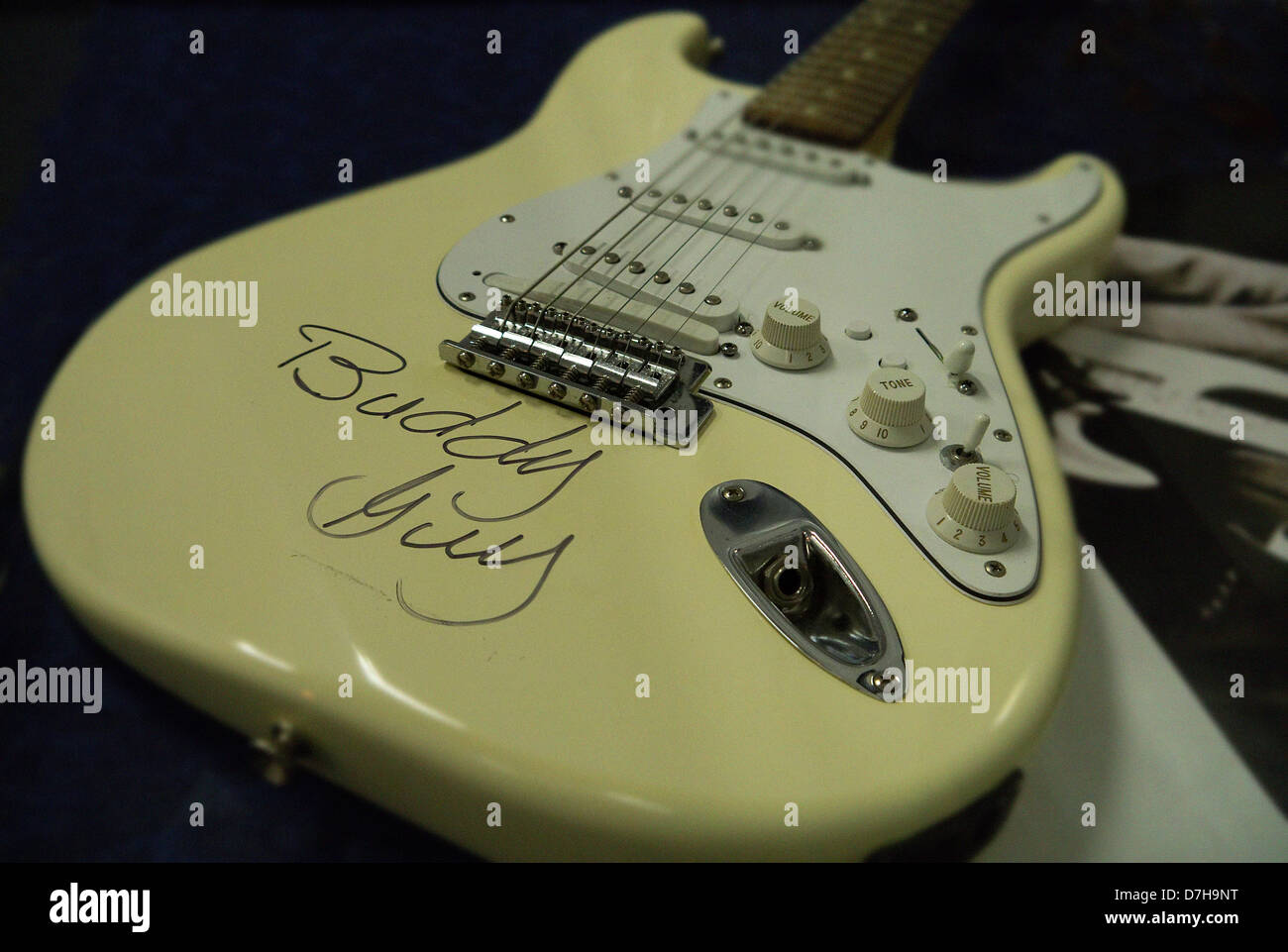 Buddy Guy's guitare Fender Stratocaster Banque D'Images