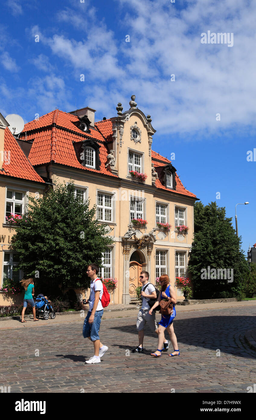 Hôtel Podewils Gdansk, Pologne Banque D'Images