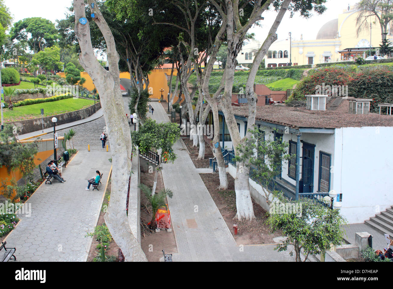 Pérou Lima Barranco Banque D'Images