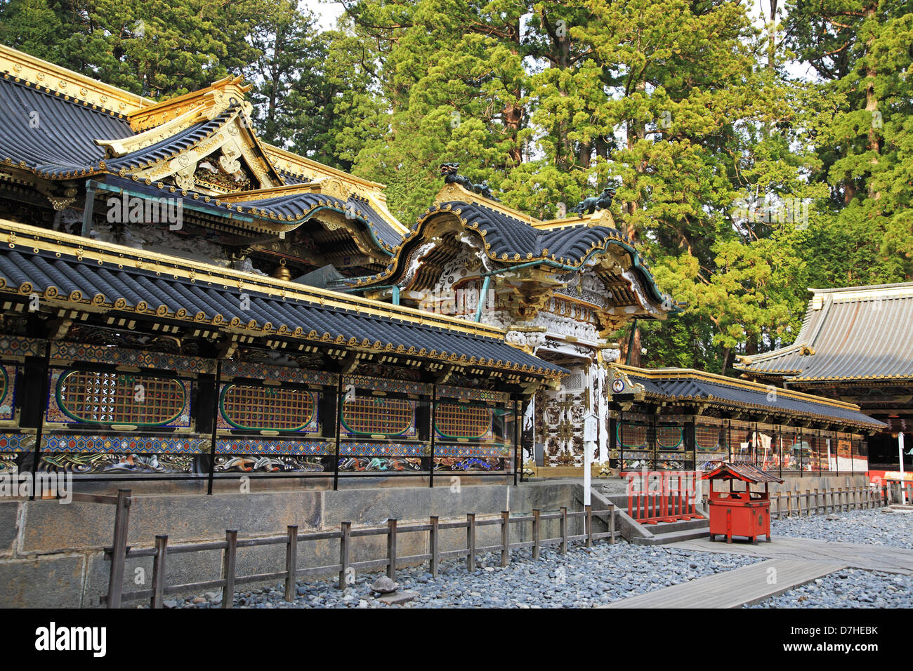 Le Japon, la Préfecture de Tochigi, Nikko, Toshogu, UNESCO World Heritage Banque D'Images