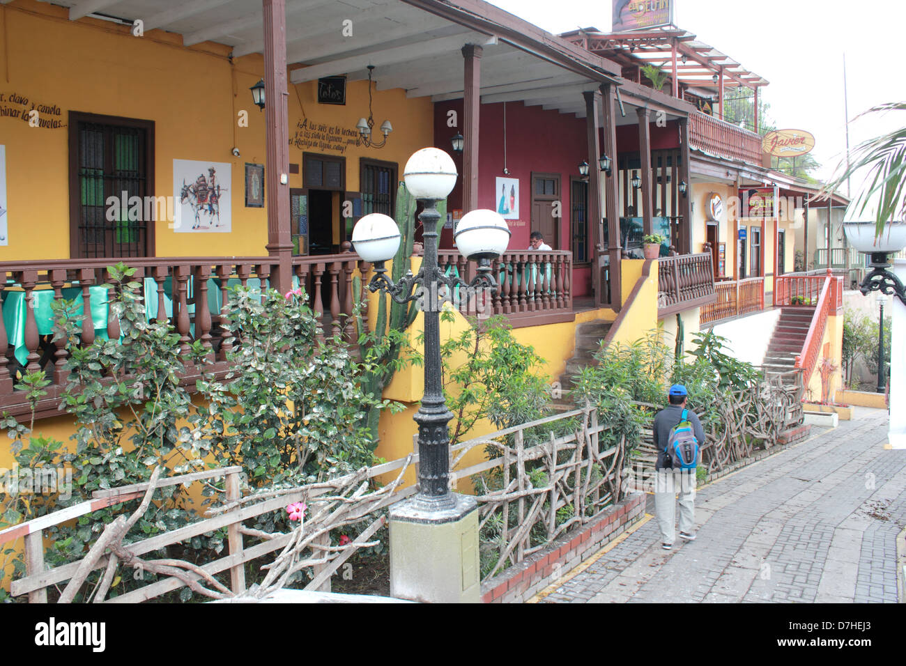 Pérou Lima Barranco Banque D'Images
