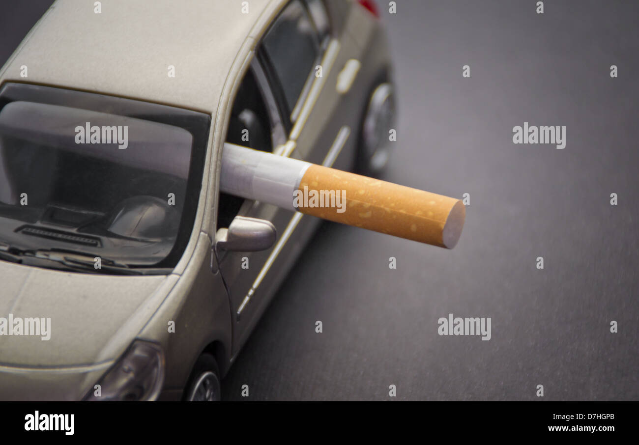 Concept de vie malsain. Selective focus sur le filtre Banque D'Images