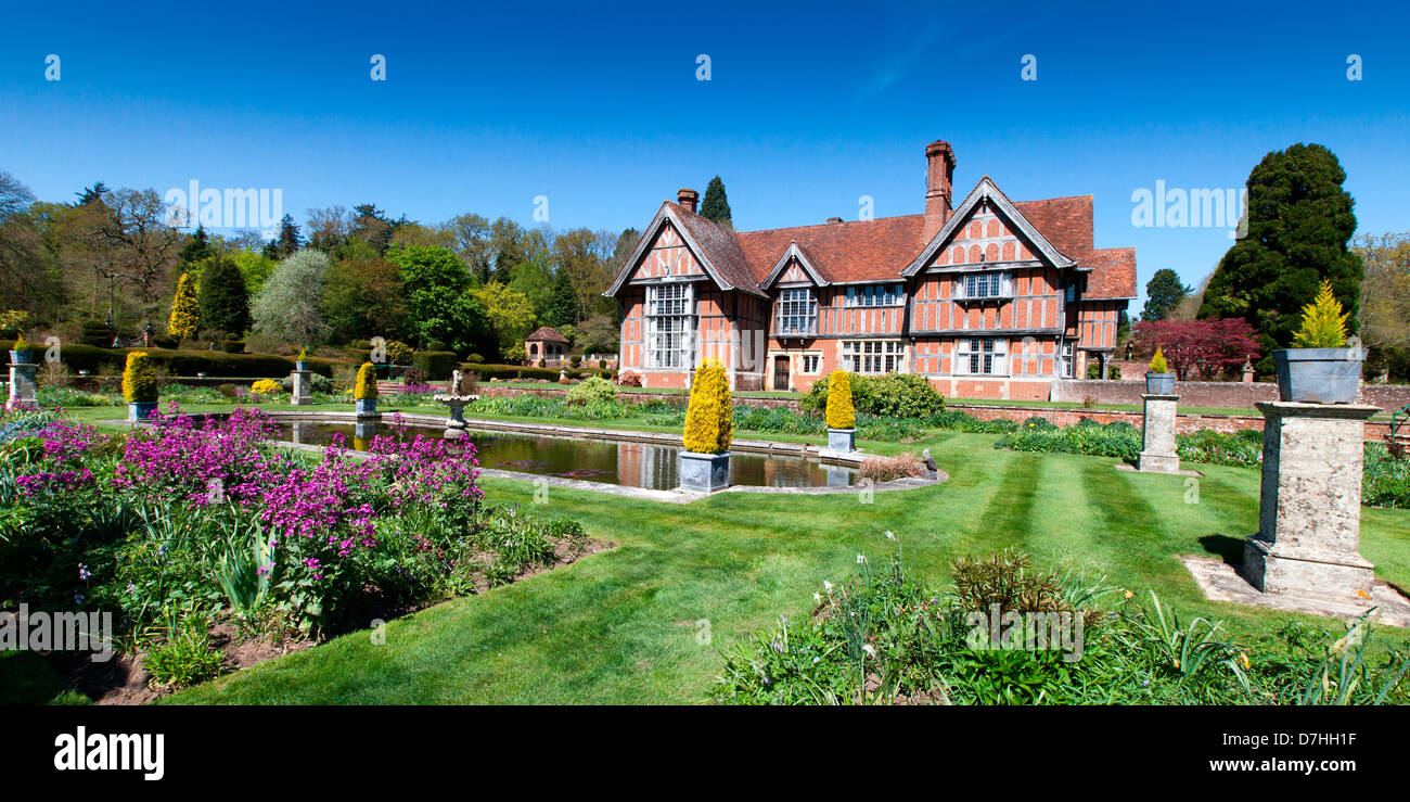 Hamptworth Lodge, près de Salisbury, Wiltshire, Angleterre. Banque D'Images