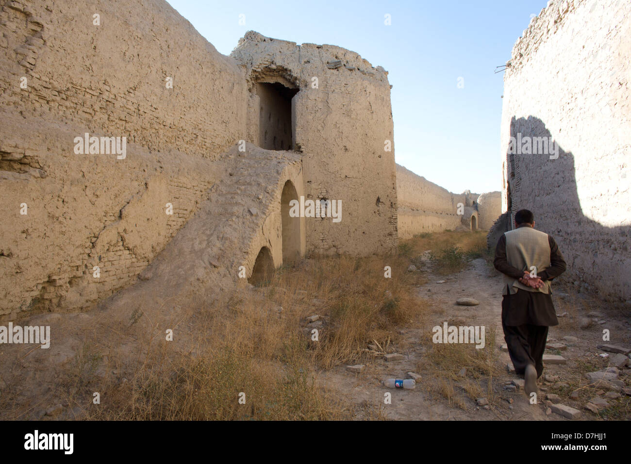 L'un des nombreux anciens forts, Kaboul, Afghanistan. Banque D'Images