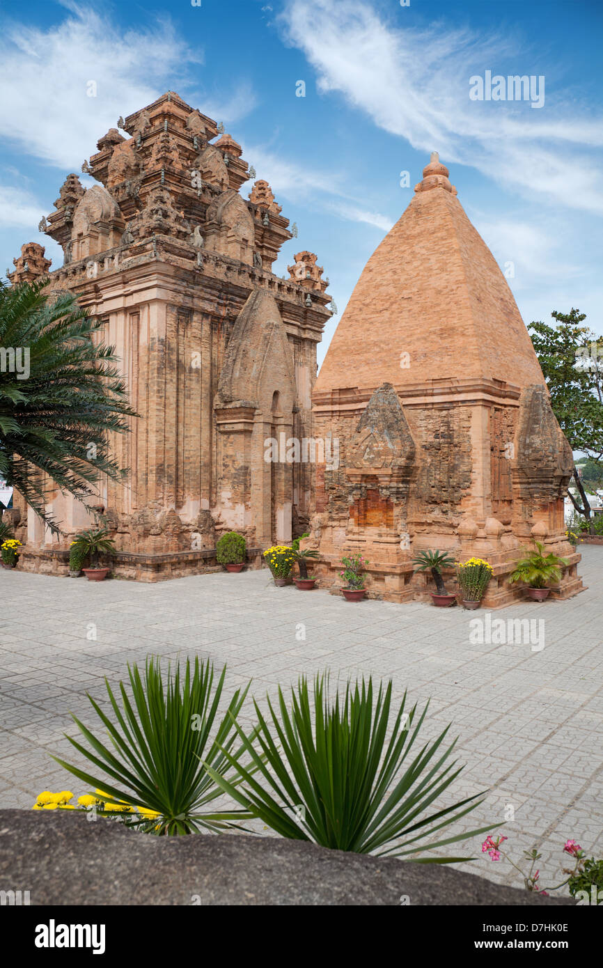 Temple de Po Nagar de Nha Trang, Vietnam Banque D'Images