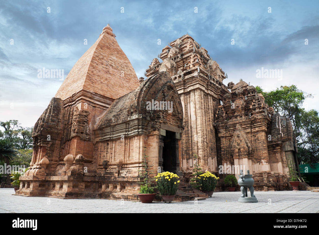 Temple de Po Nagar de Nha Trang, Vietnam Banque D'Images
