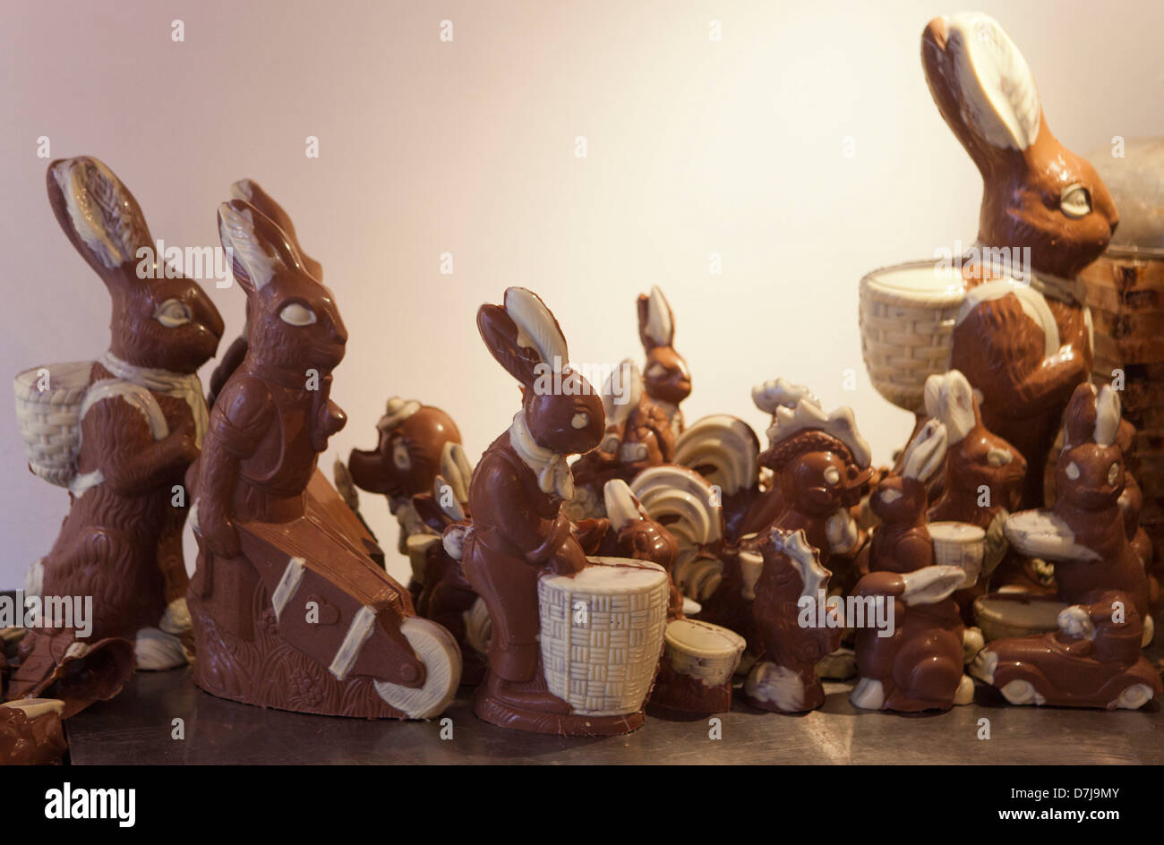 Fabrique de chocolat dans le netherlkands Banque D'Images