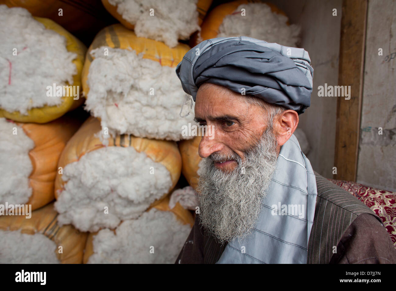 Marché de downtown Kunduz, Afghanistan Banque D'Images