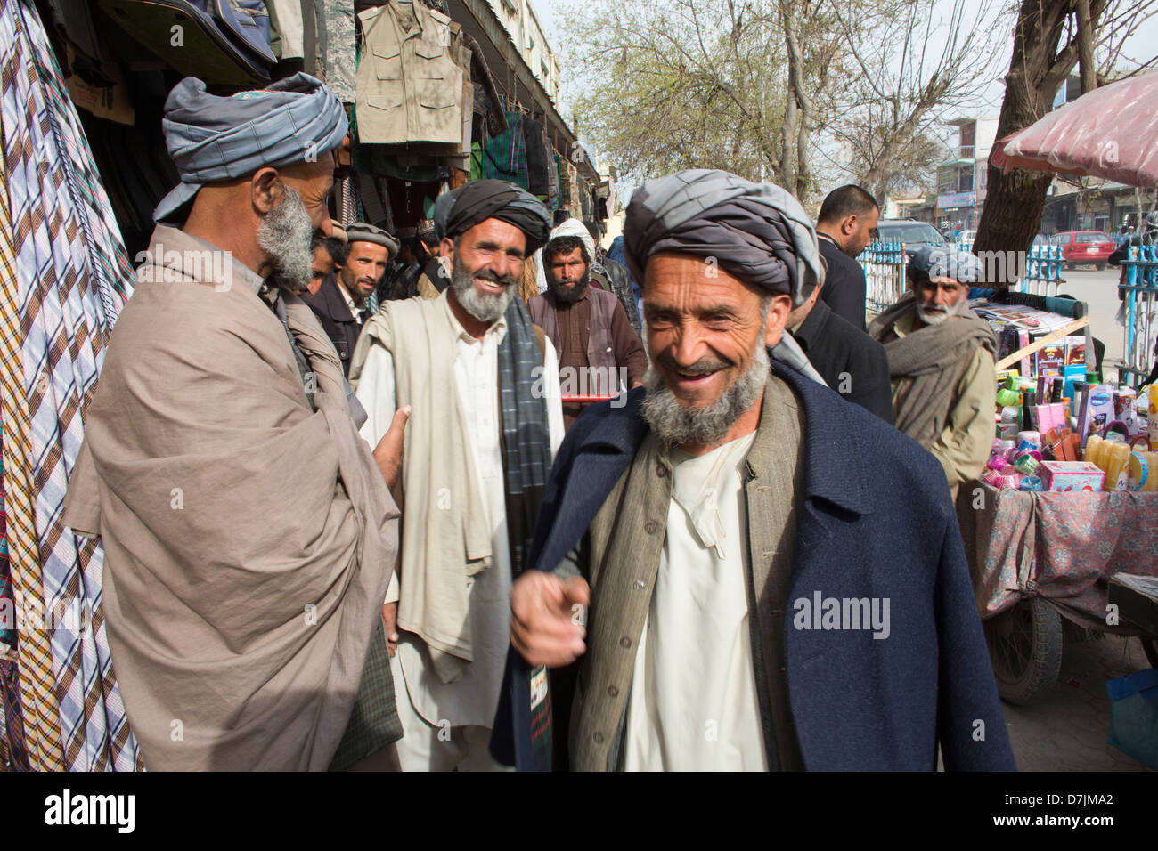 Marché de downtown Kunduz, Afghanistan Banque D'Images