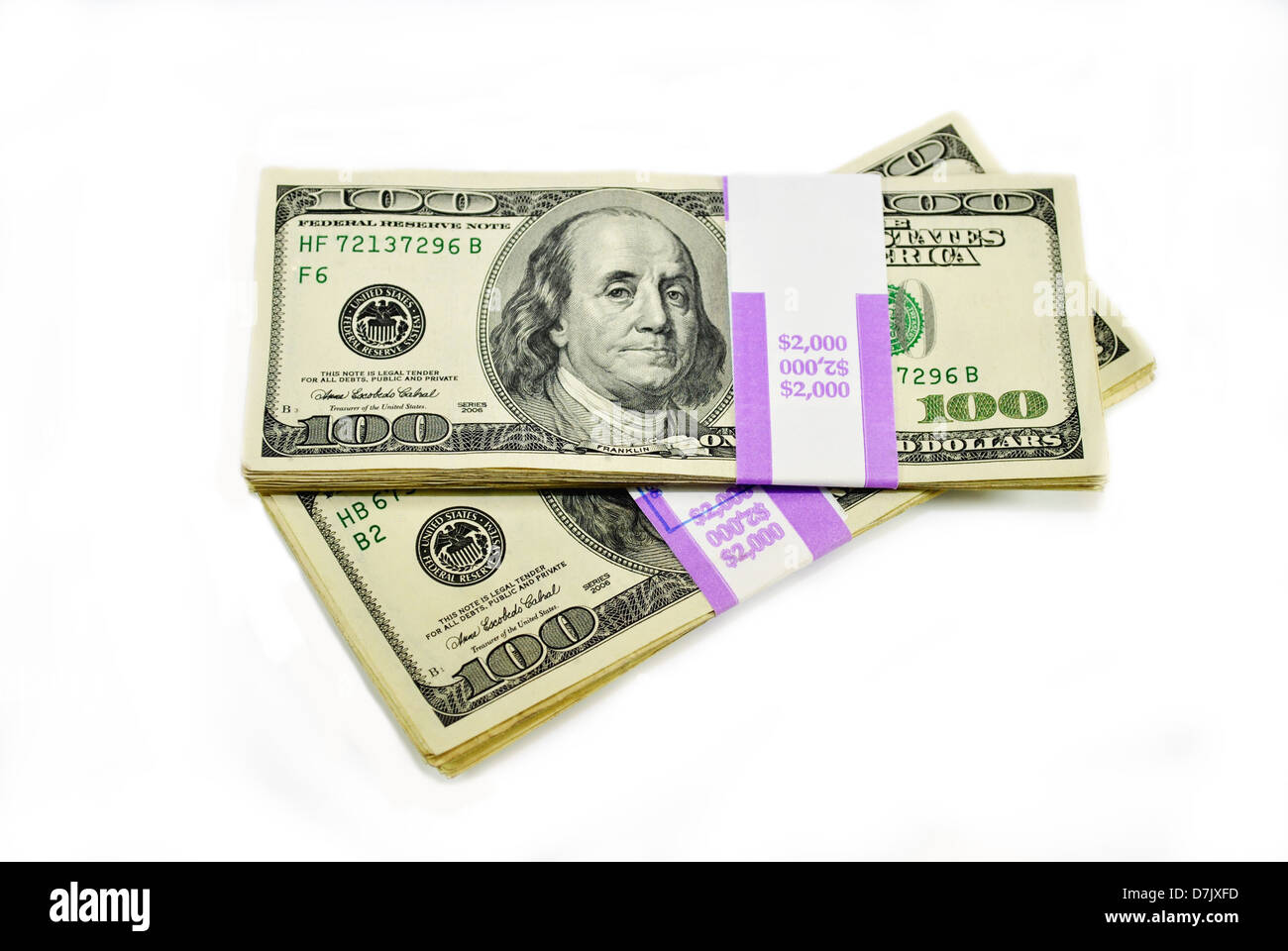 L'image de 100 dollars un billets Banque de photographies et d’images à ...