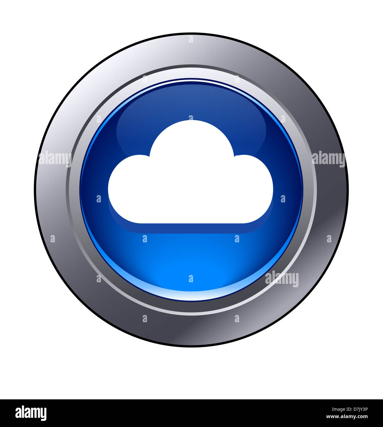 Cloud Computing, icônes Icône Bouton Internet élément d'interface Web App Banque D'Images