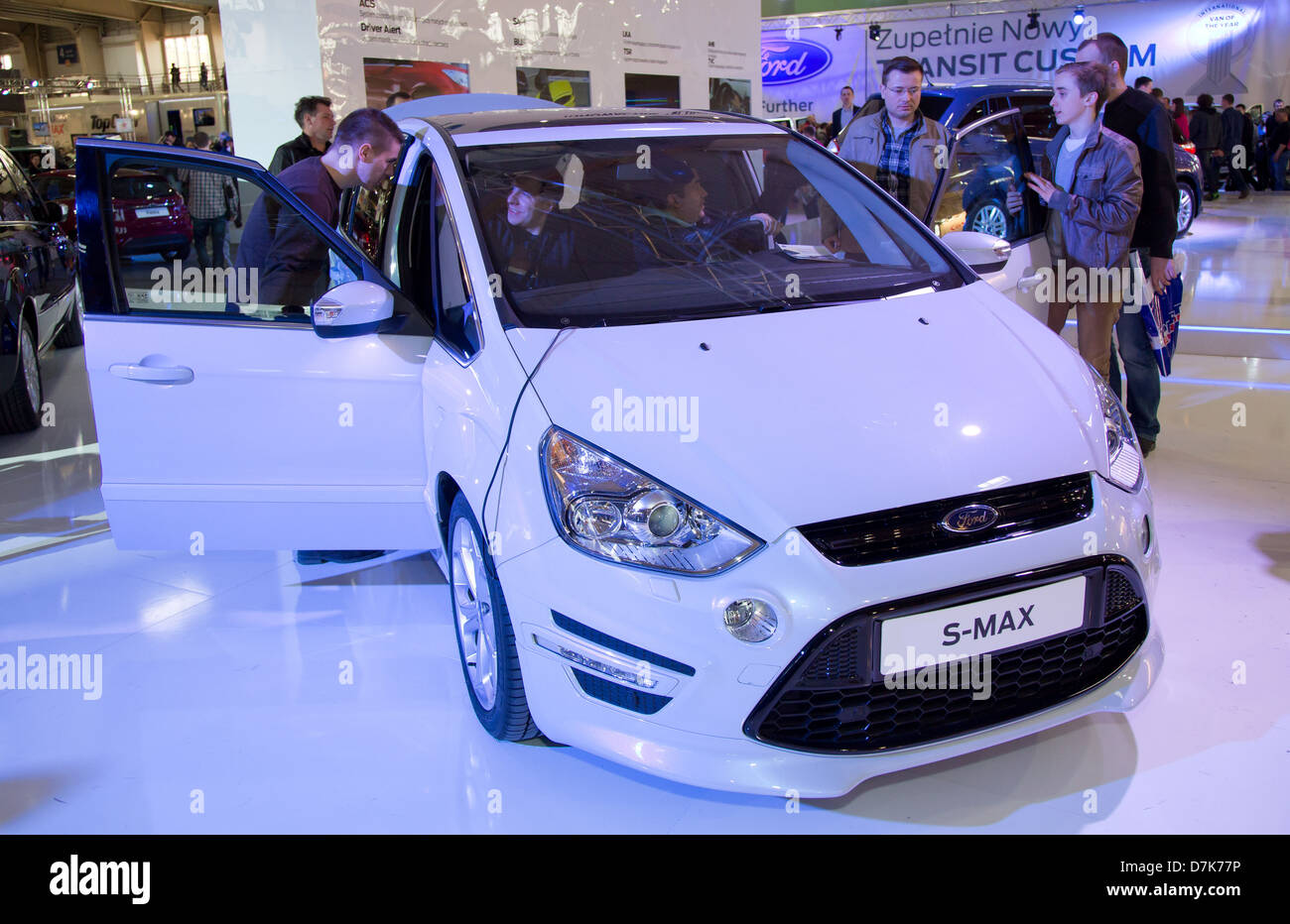 Poznan, Pologne, le Ford S-MAX à la Motor Show 2013 Banque D'Images