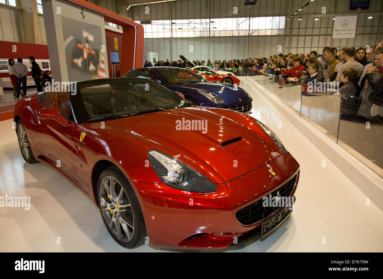 Poznan, Pologne, la Ferrari California 30 au Motor Show 2013 Banque D'Images