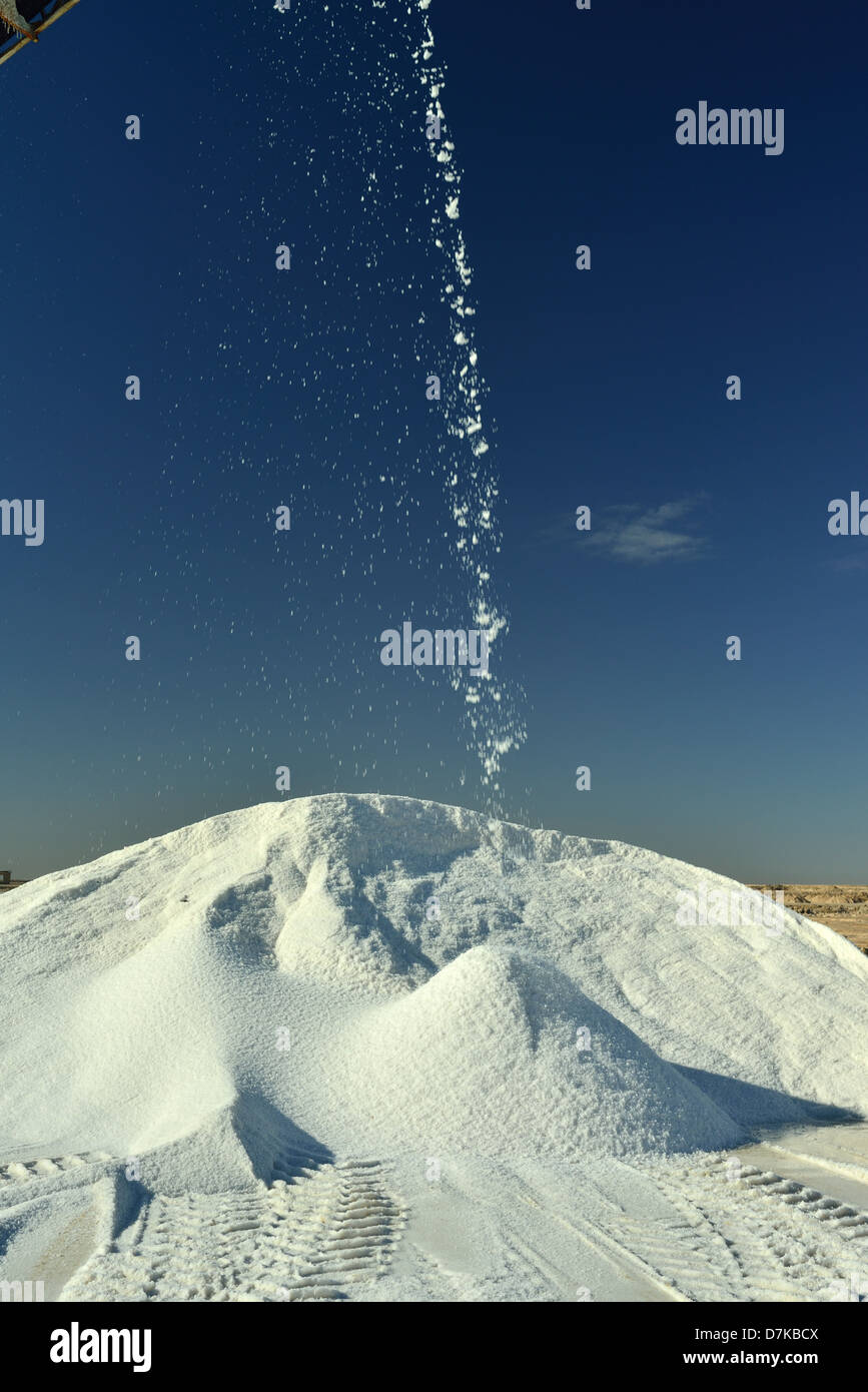 Chott el Djerid, au sud de la Tunisie Banque D'Images