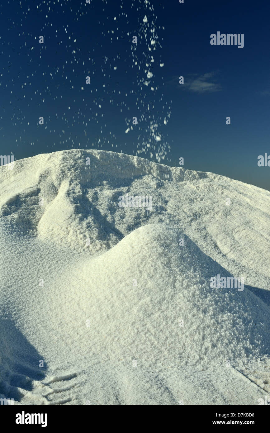 Chott el Djerid, au sud de la Tunisie Banque D'Images