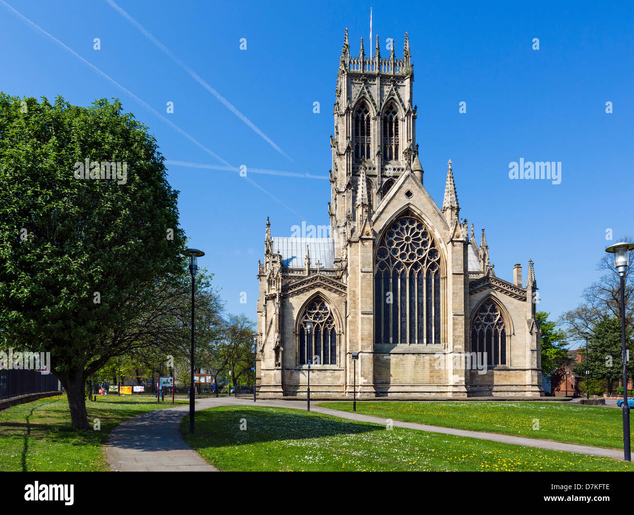 St George's Minster, Doncaster, South Yorkshire, Angleterre, Royaume-Uni Banque D'Images