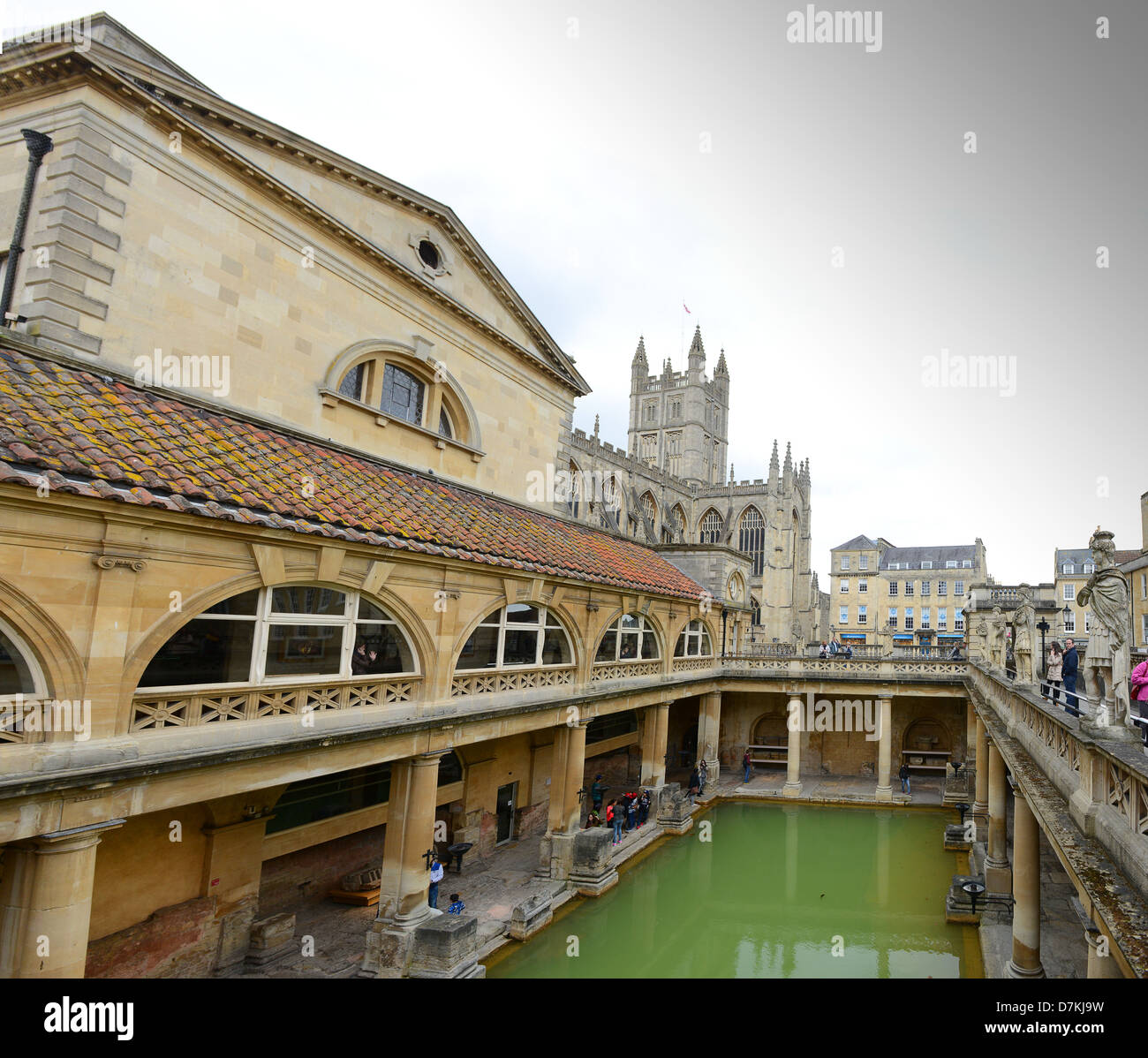 Bains Romains et de la pompe Prix à Bath en Angleterre Somerset Banque D'Images