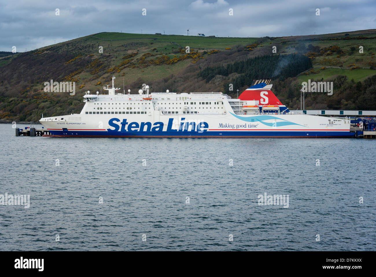 Stena Line Ferry Terminal au Cairnryan Banque D'Images