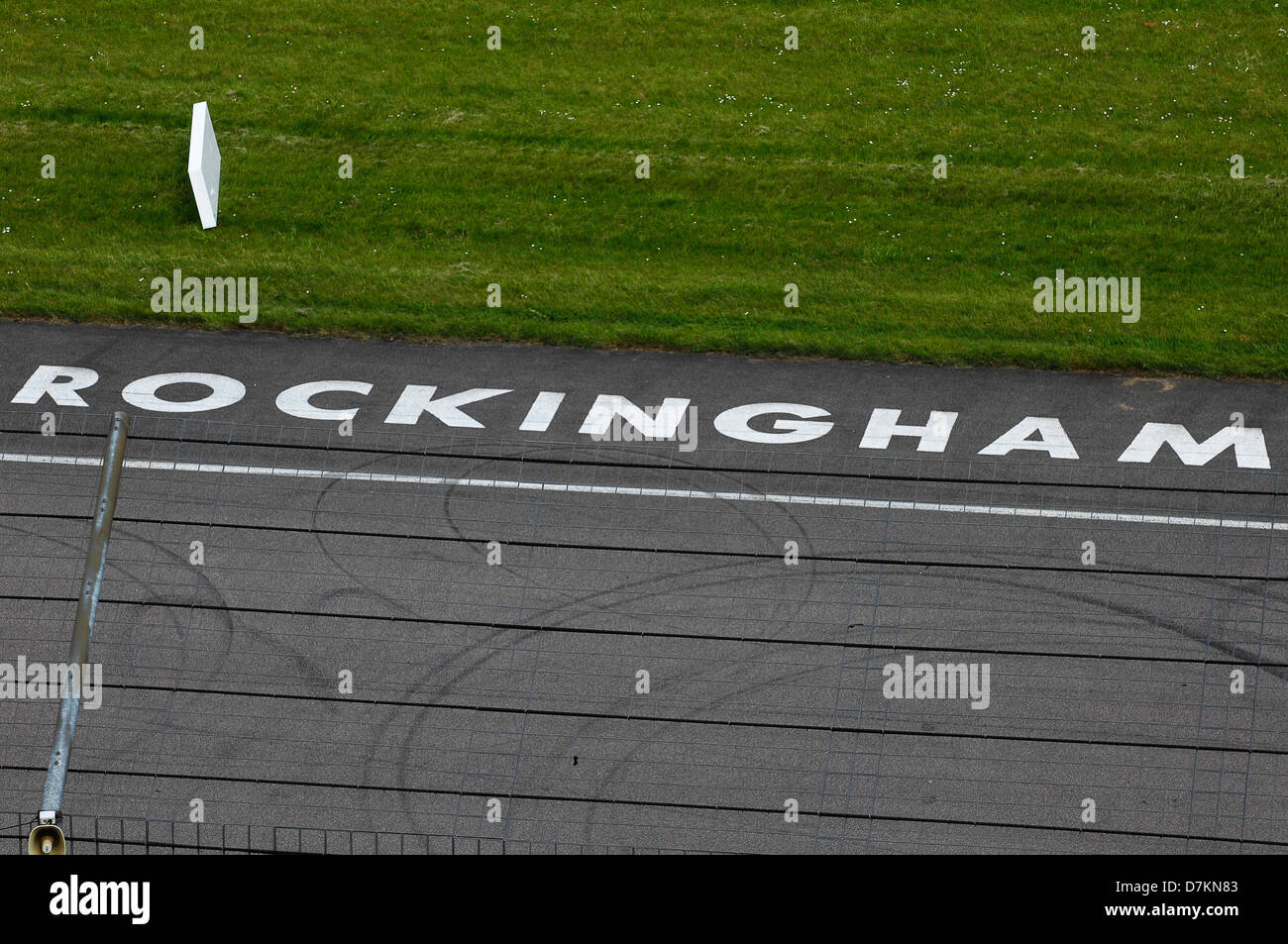 Le circuit de course de Rockingham Banque D'Images