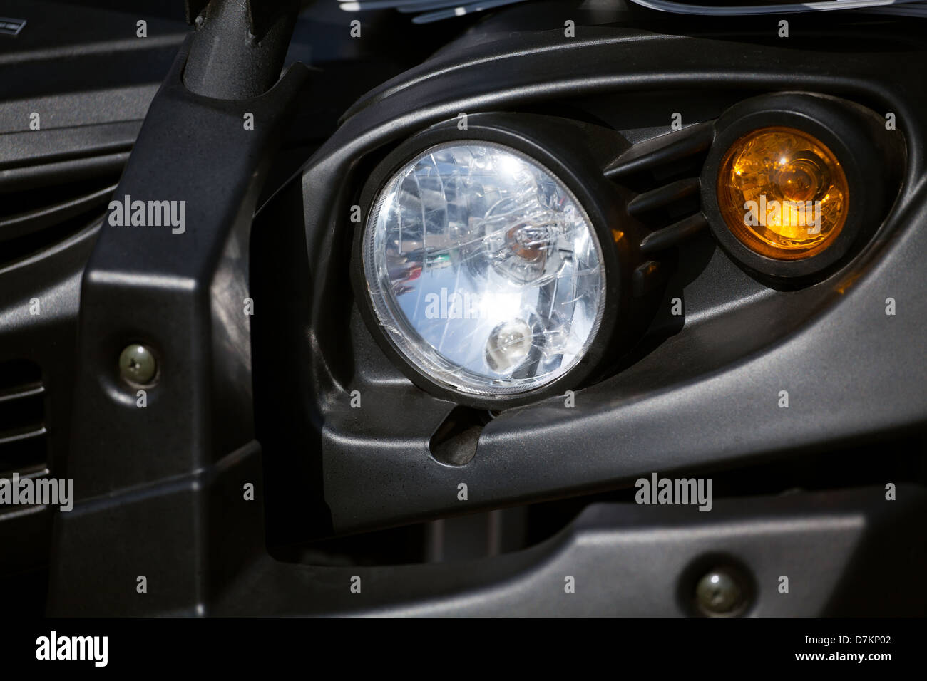 Jeep phares black Banque D'Images