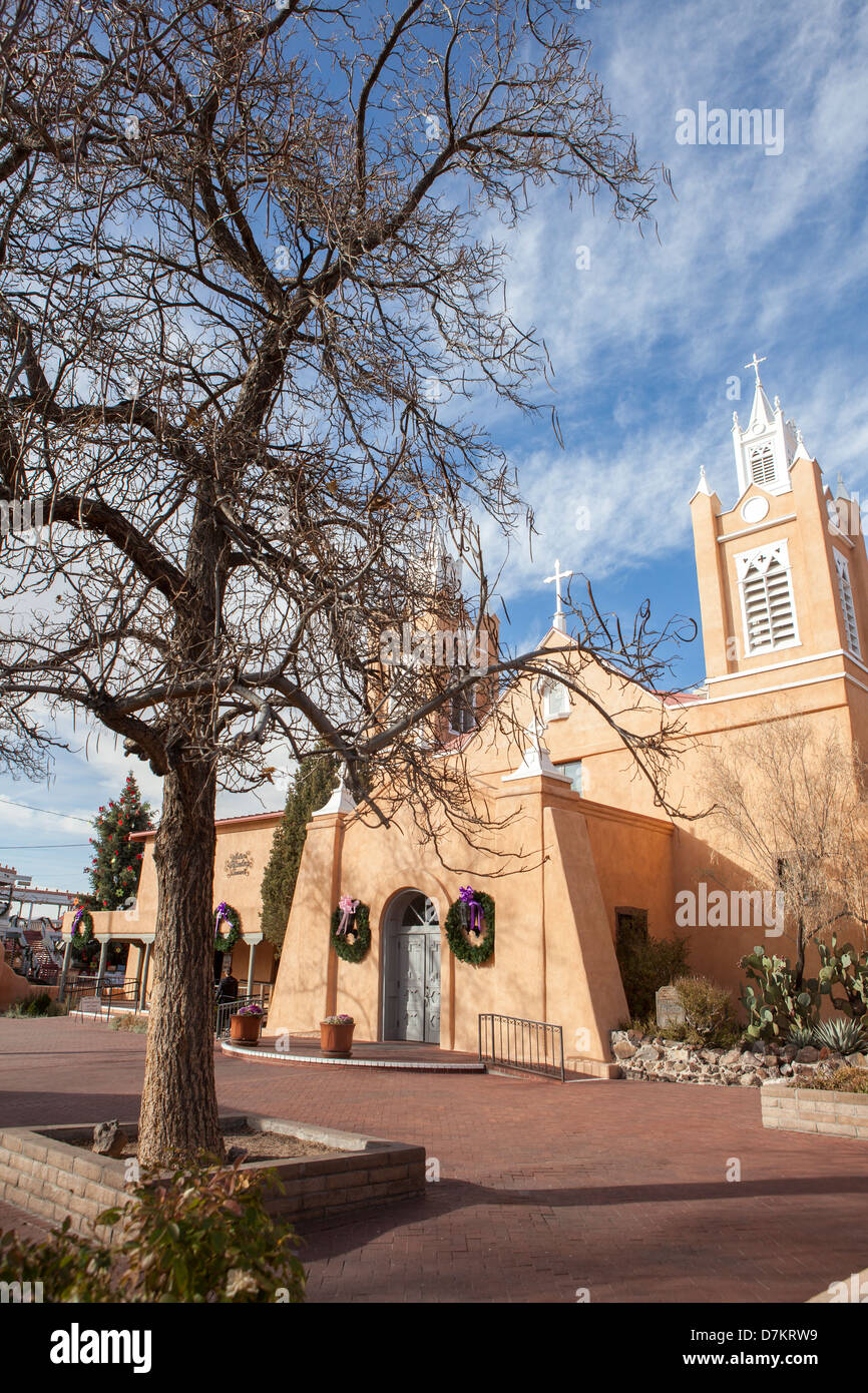 Église de San Felipe de Neri à Albuquerque, New Mexico, USA Banque D'Images