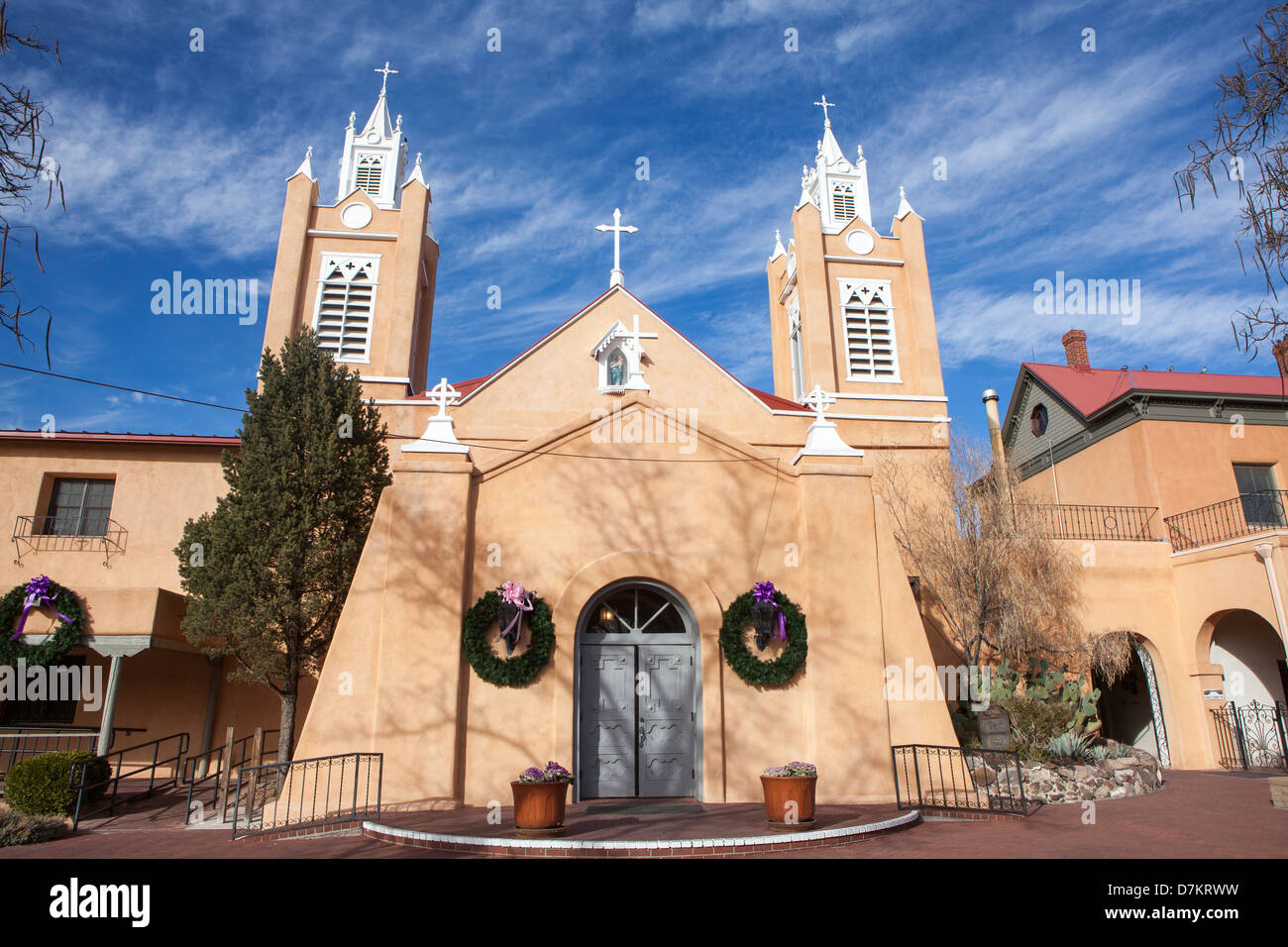 Église de San Felipe de Neri à Albuquerque, New Mexico, USA Banque D'Images