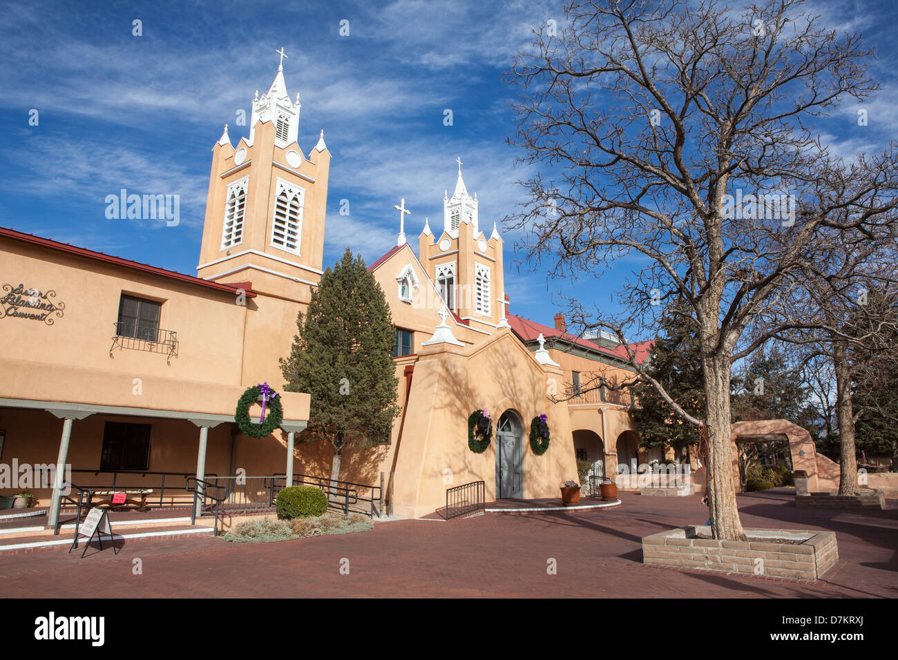 Église de San Felipe de Neri à Albuquerque, New Mexico, USA Banque D'Images