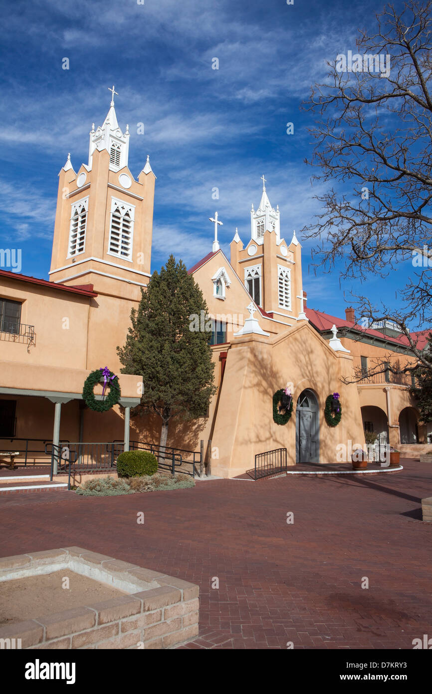 Église de San Felipe de Neri à Albuquerque, New Mexico, USA Banque D'Images
