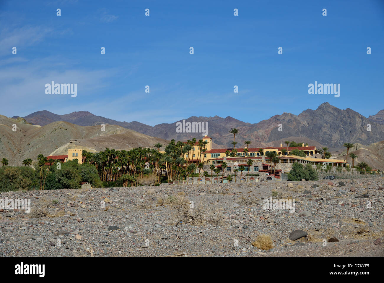 Furnace Creek Inn. Death Valley National Park, California, USA. Banque D'Images