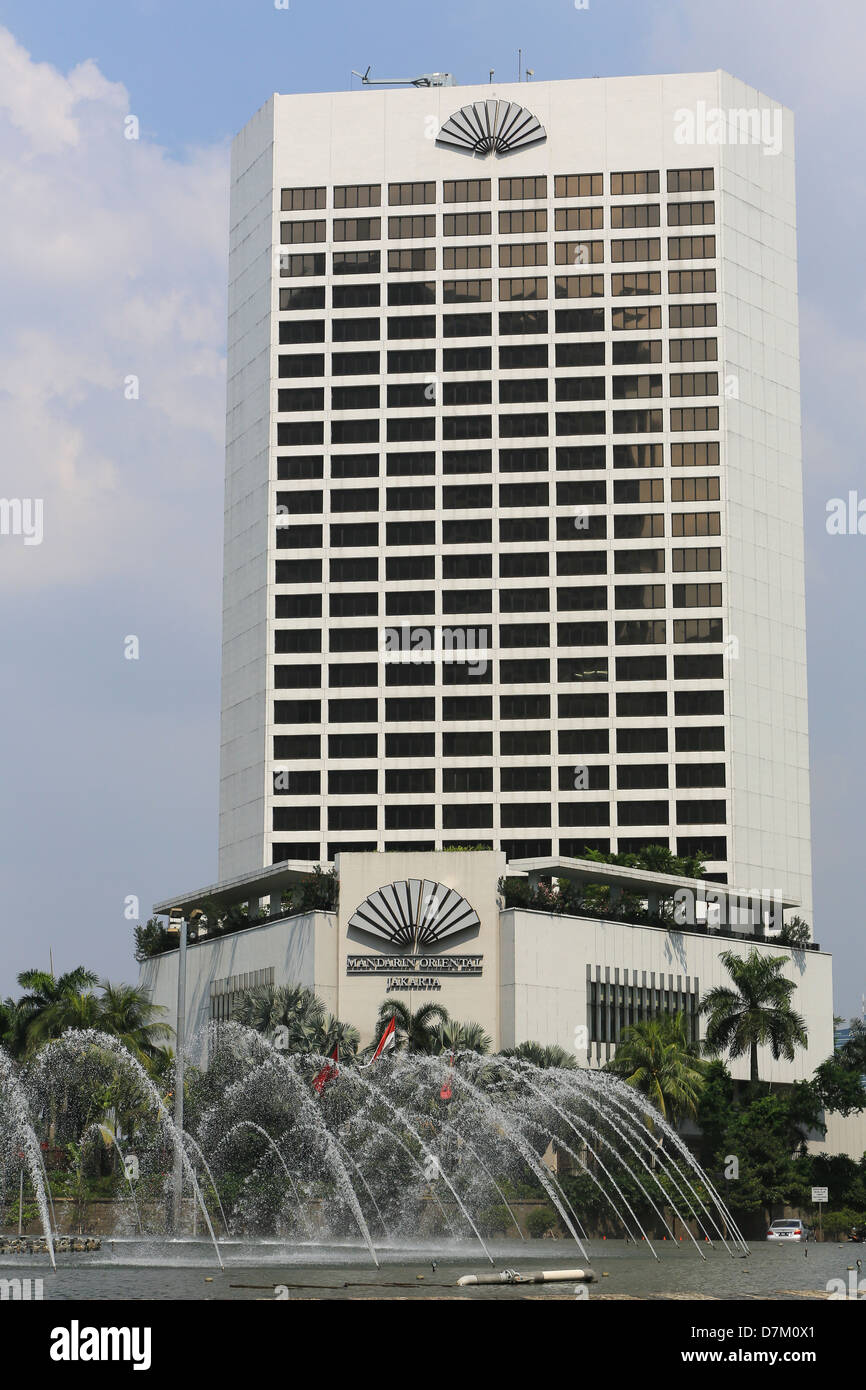 L'hotel Mandarin Oriental sur Jalan Thamrin (Plaza Indonesia), Jakarta, Indonésie Banque D'Images