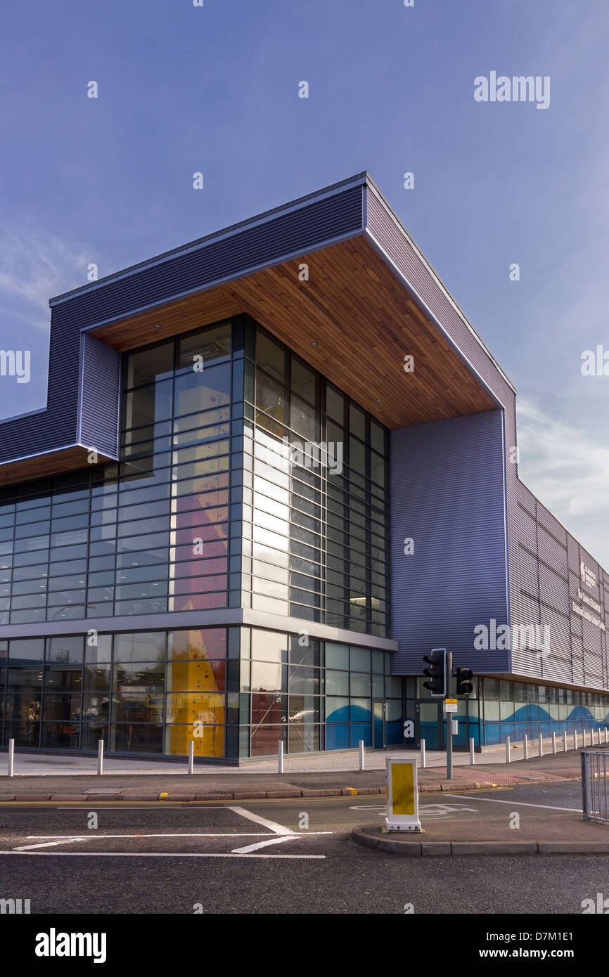 Coin de l'Université De Montfort de Leicester, Leicester Centre de loisirs, England, UK Banque D'Images