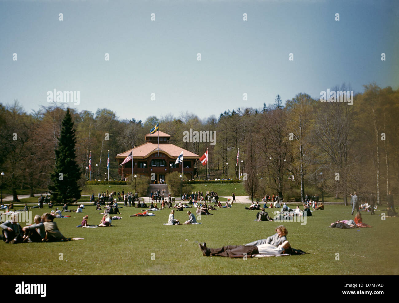 Göteborg (Gothenburg), située à Västergötland, en Suède, est une ville portuaire connue pour son histoire maritime et son patrimoine culturel. Géré par le Conseil du patrimoine national suédois, il est un centre culturel et historique vital en Suède. Banque D'Images
