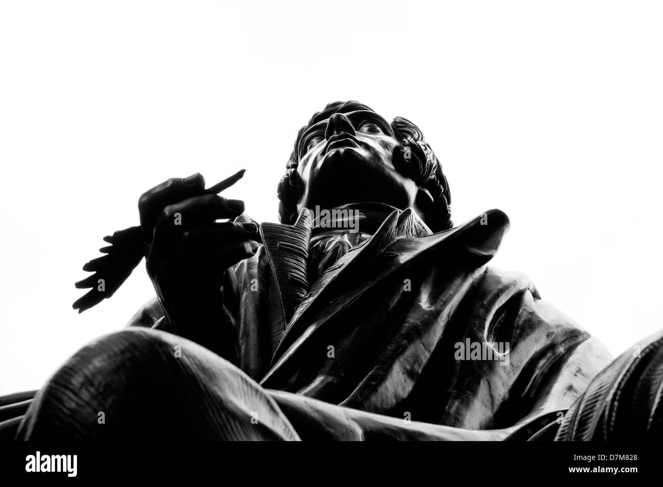 Les Statues de Londres, Angleterre. Octobre 2012 vu ici : Robert Burns. Banque D'Images