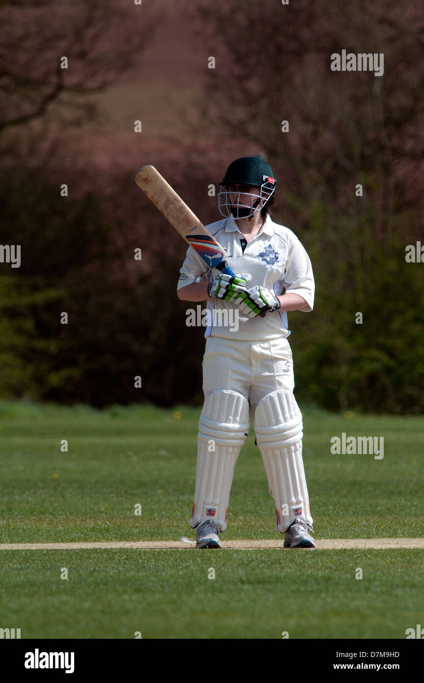 Le sport universitaire, mesdames cricket Banque D'Images