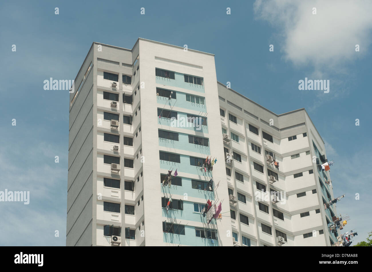 Des tours d'appartement à Singapour développé par HDB Banque D'Images