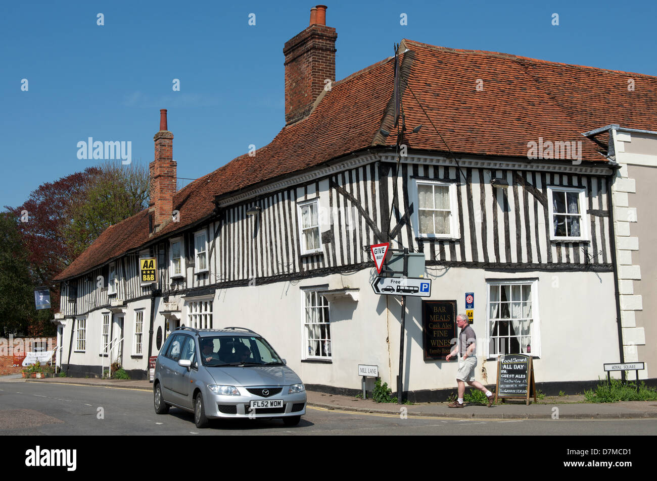 Marlborough Head hotel UK Essex Dedham Banque D'Images