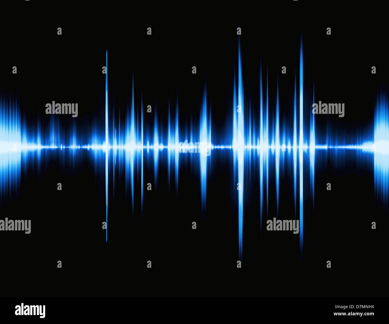 Les ondes sonores, artwork Banque D'Images