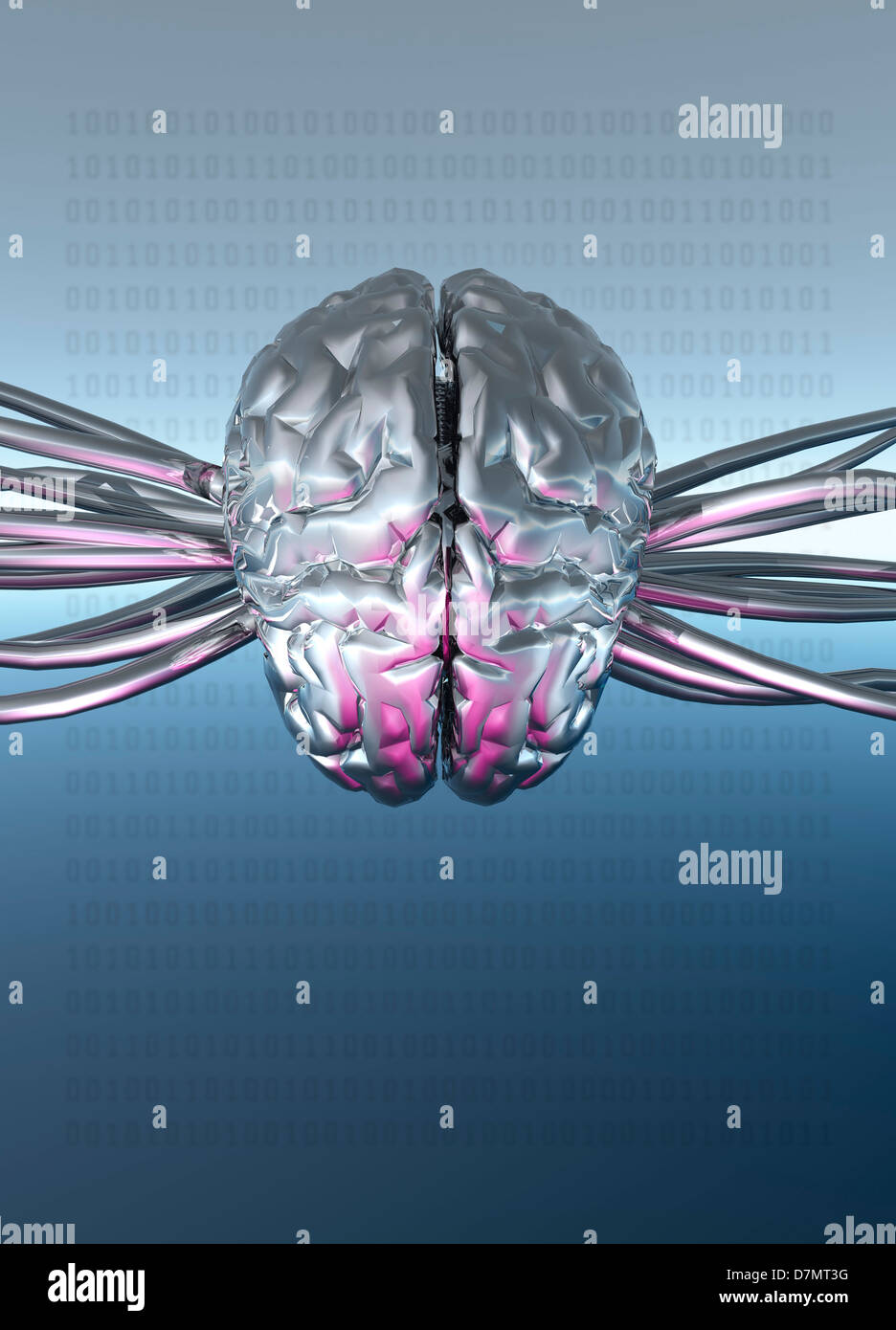 La cartographie du cerveau, conceptual artwork Banque D'Images