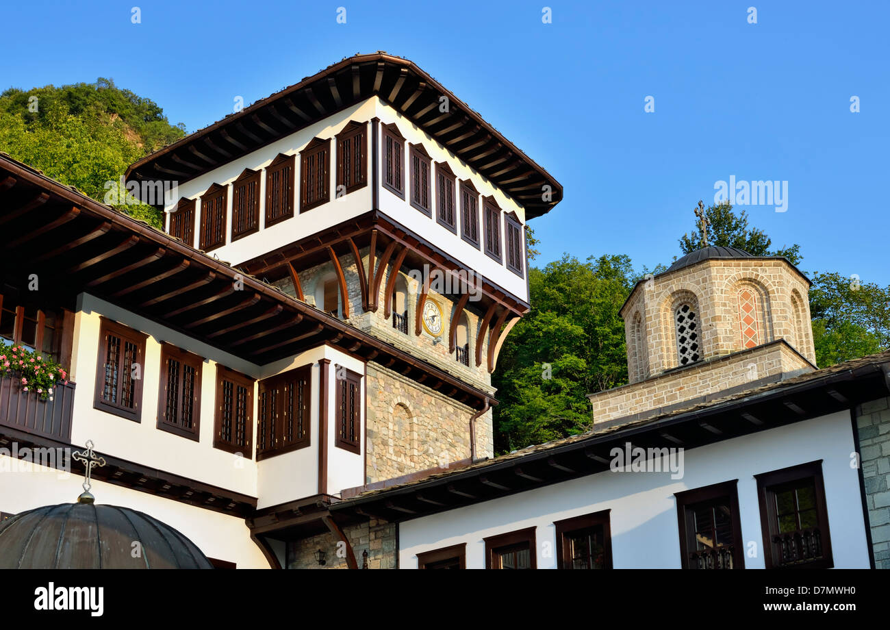 Sv. Jovan Bigorski monastère. Macédoine, Balkans. Banque D'Images