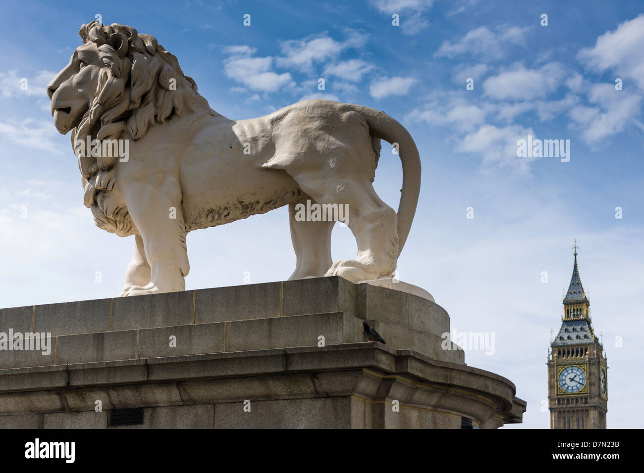 Banque du Sud Lion, London - England Banque D'Images