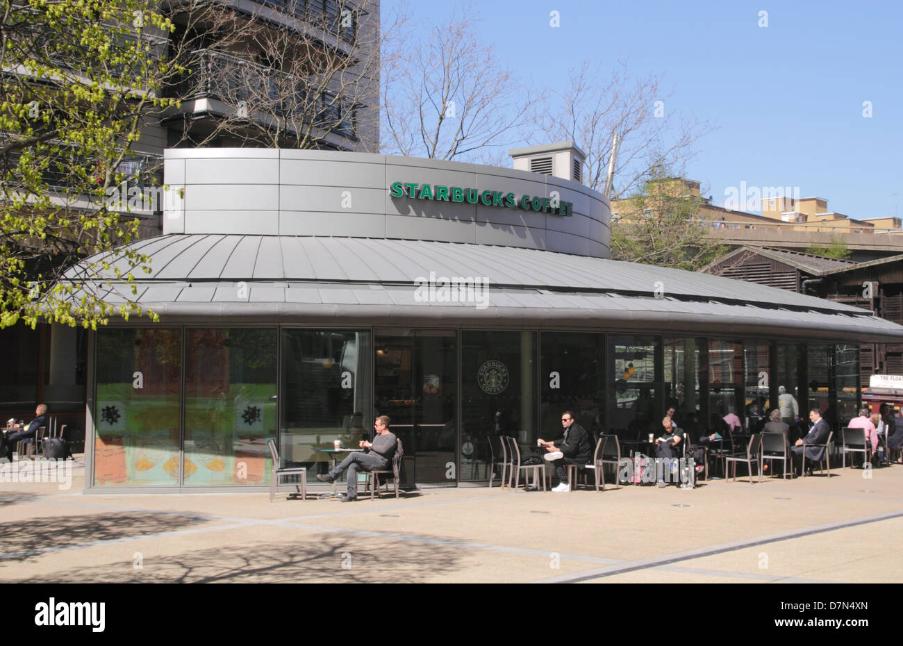 Café Starbucks Sheldon Square Paddington Londres Banque D'Images