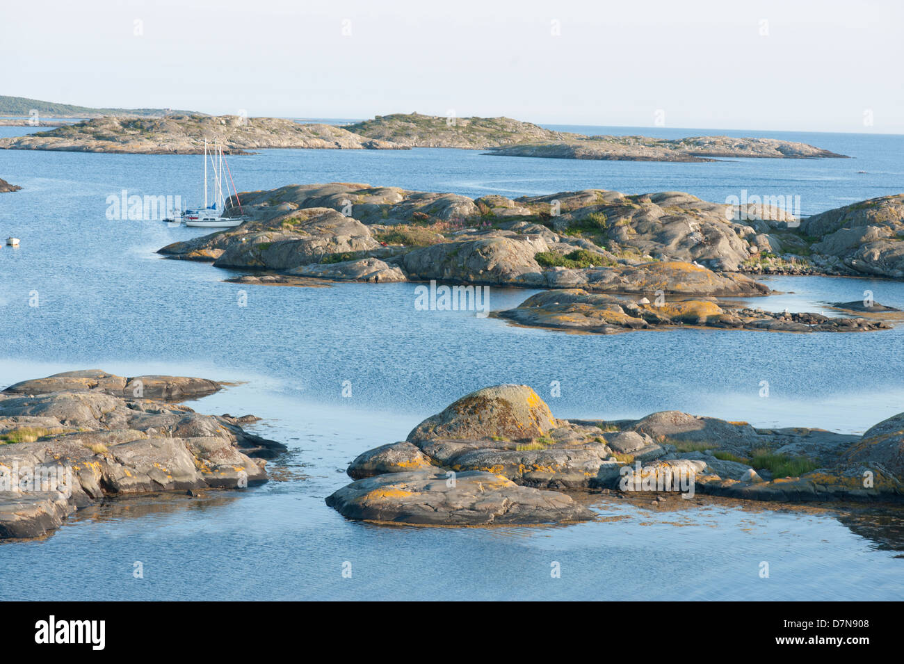 La Suède, le littoral Banque D'Images