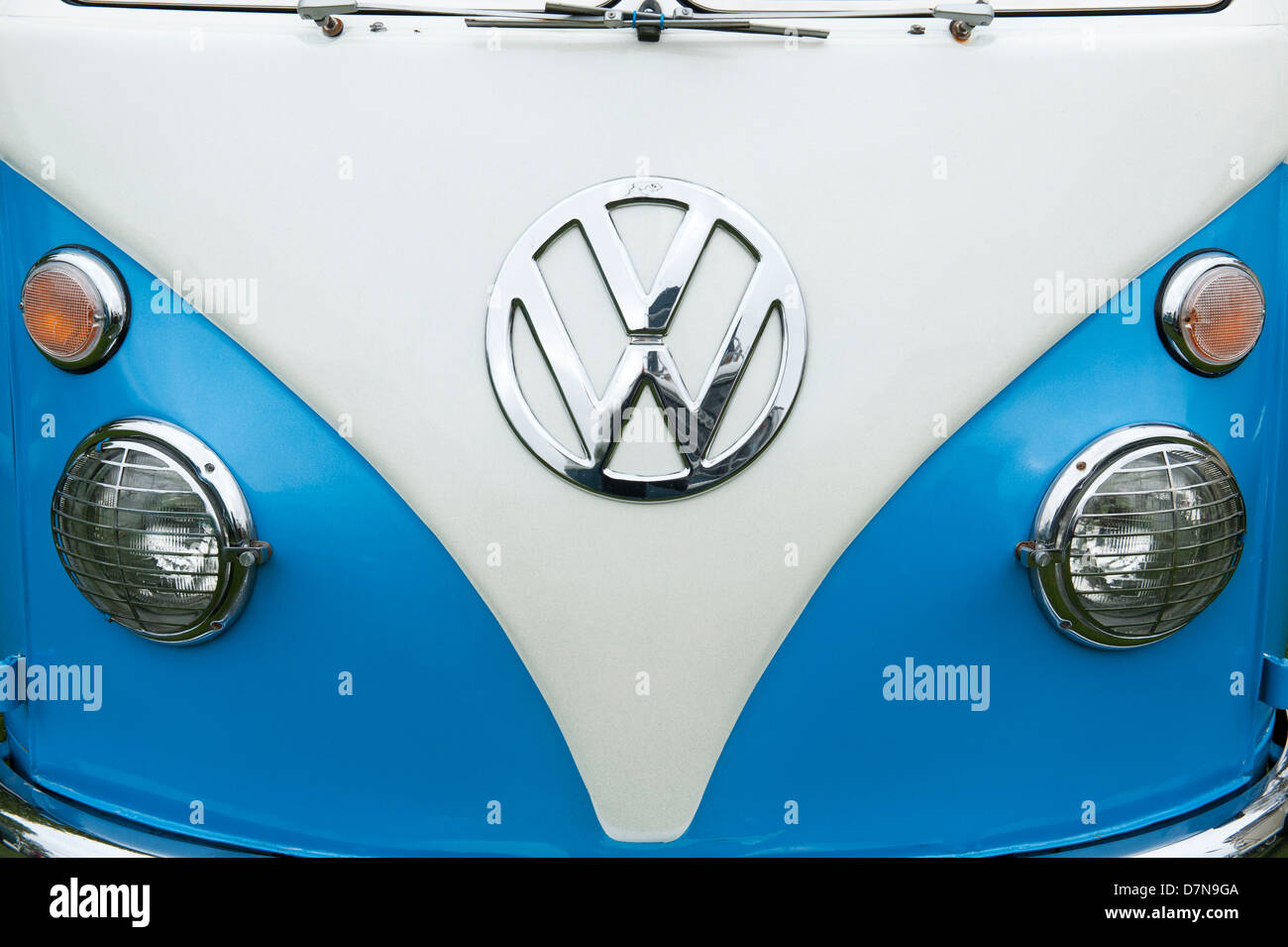 Écran partagé VW Volkswagen camper van Banque D'Images