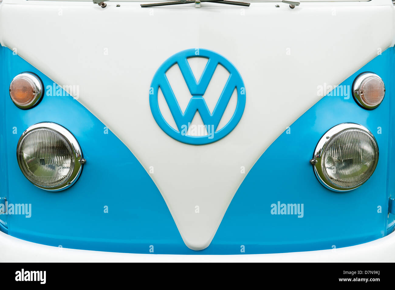 Écran partagé VW Volkswagen camper van Banque D'Images