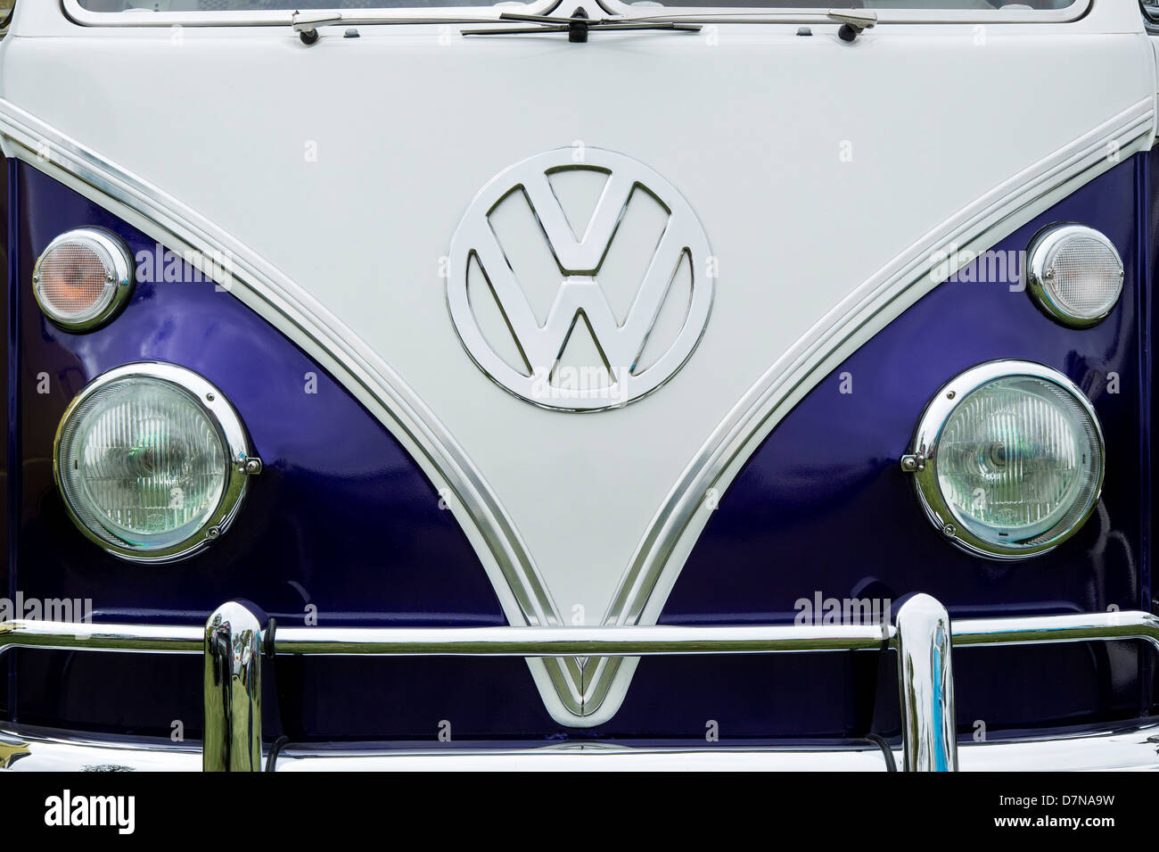Écran partagé VW Volkswagen camper van Banque D'Images